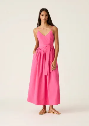 QUINN MIDI DRESS | Raspberry