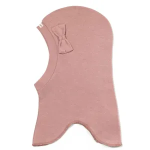 Racing Kids Round Balaclava Bow 1-layer Dusty Rose