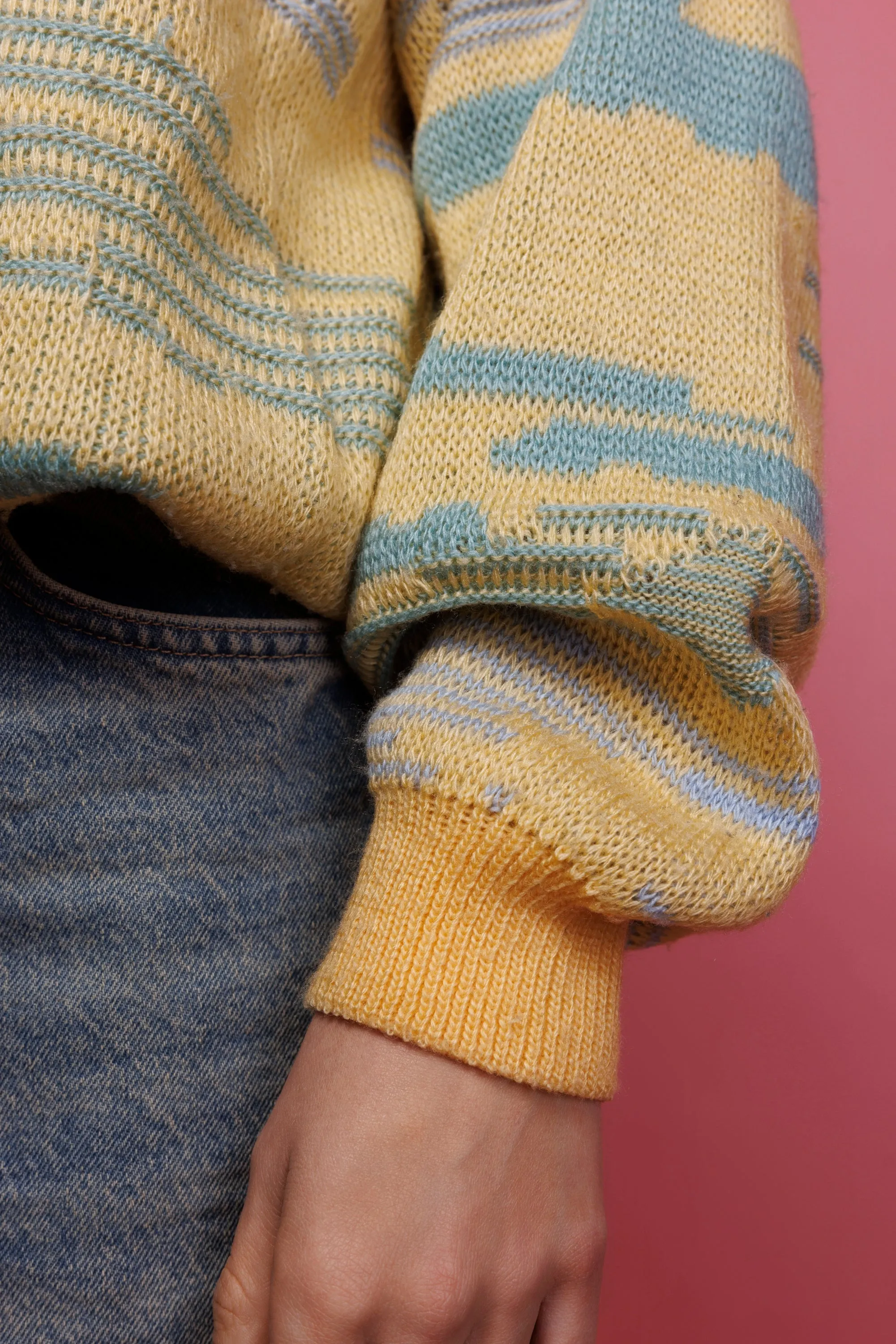 80's Pastel Knit Jumper M/L