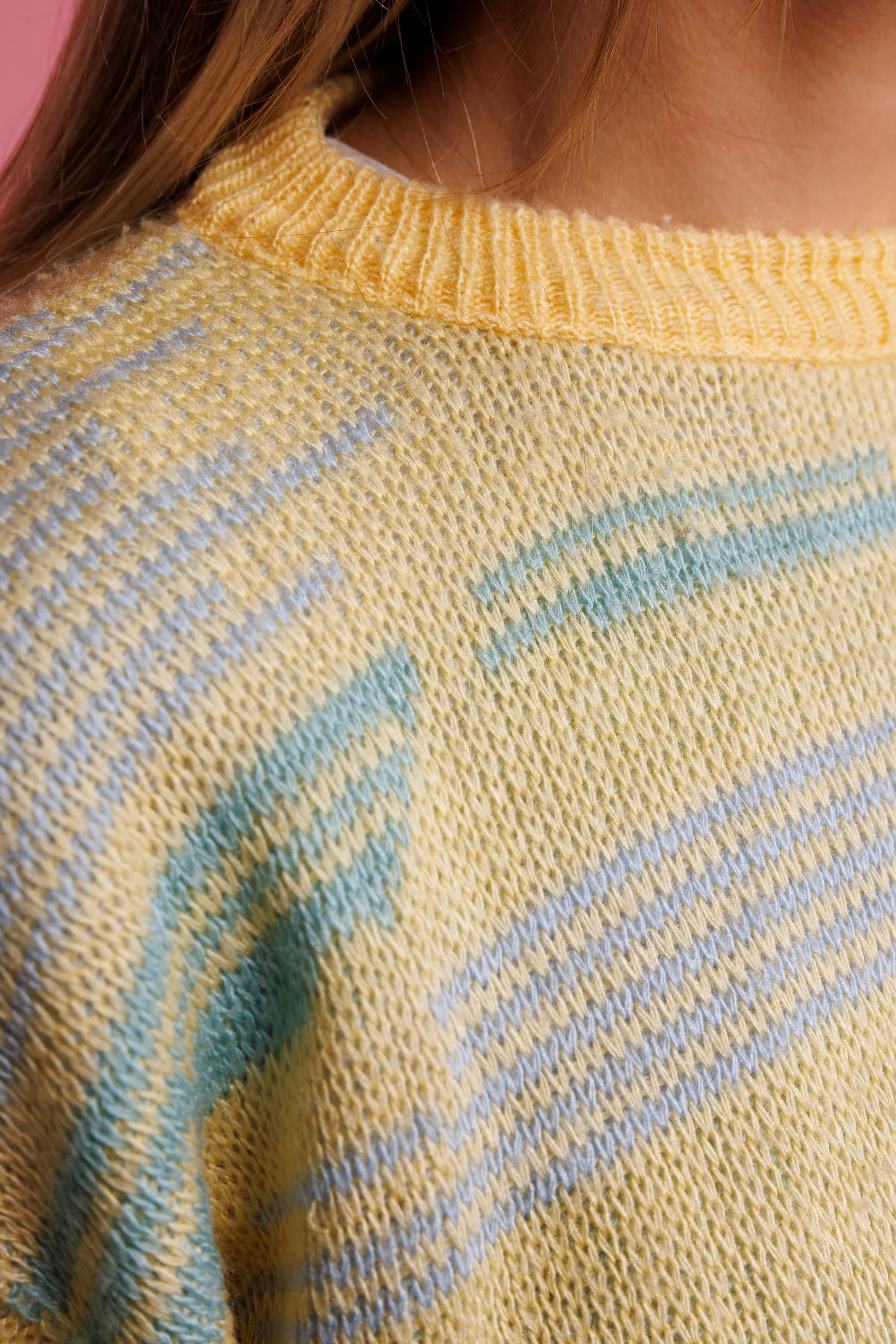 80's Pastel Knit Jumper M/L