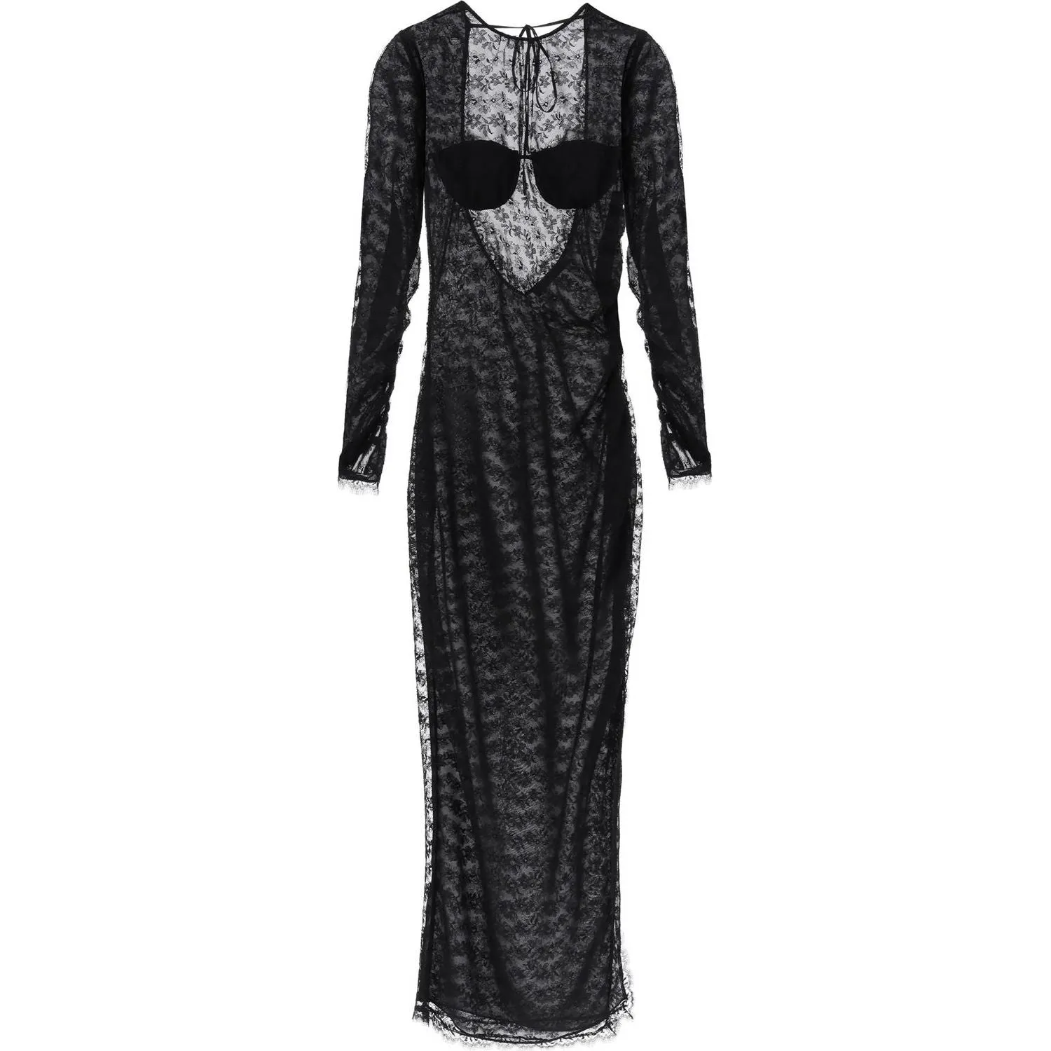 Alessandra Rich long lace gown