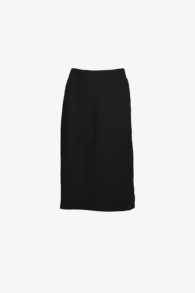 Alina Rib Skirt Black