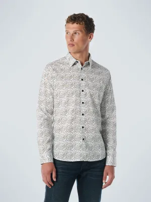 Allover Geo Print: White