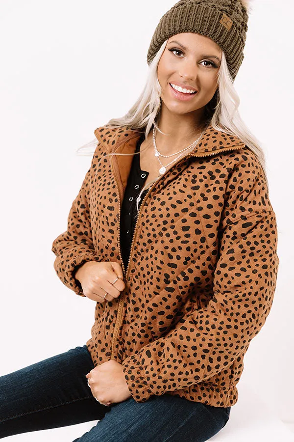 Alps And Cocoa Leopard Jacket