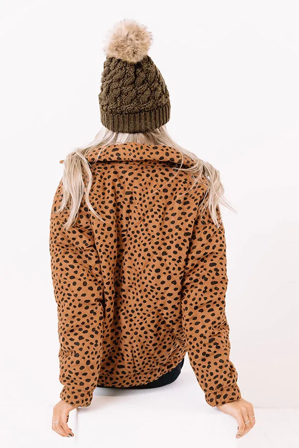 Alps And Cocoa Leopard Jacket