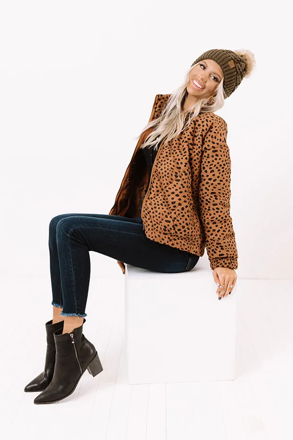 Alps And Cocoa Leopard Jacket