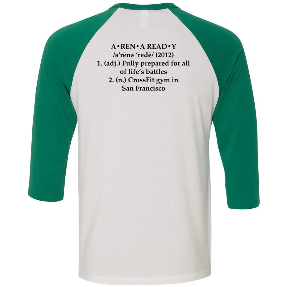 Arena Ready CrossFit - 202 - Definition - Men's Baseball T-Shirt