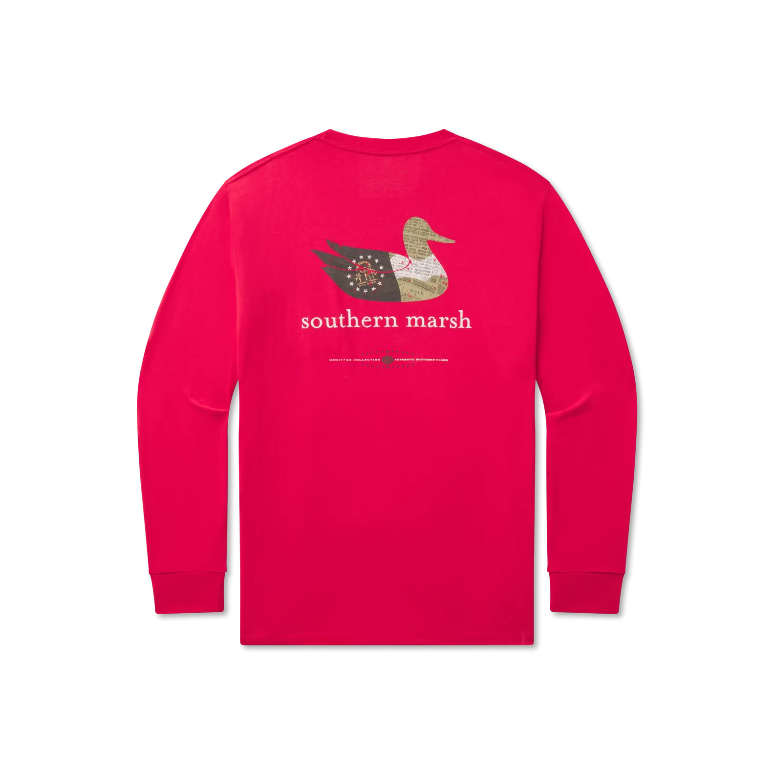 Authentic Heritage Tee - Georgia - Long Sleeve