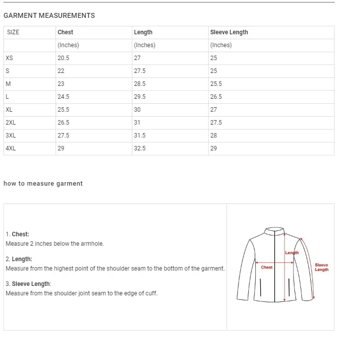 Axinite Men's AX926 Granite Padded Jacket With Fleece Sleeves