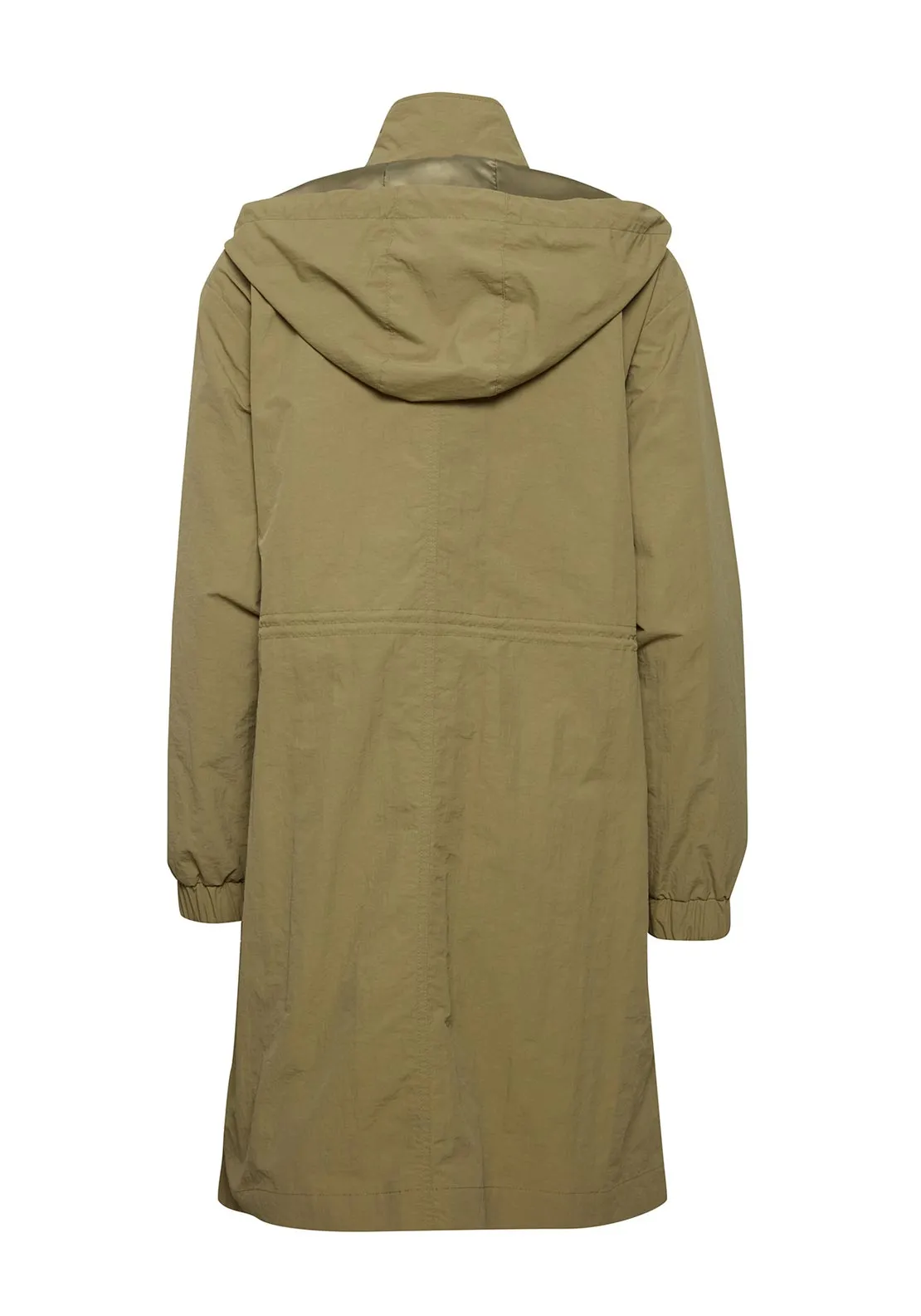 B. Young Anetta Long Parka Jacket, Aloe Green