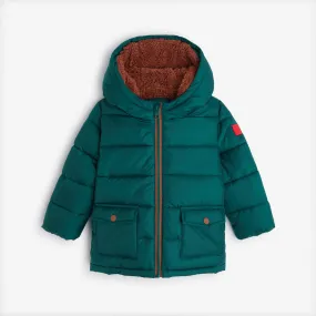 Baby boys' green parka