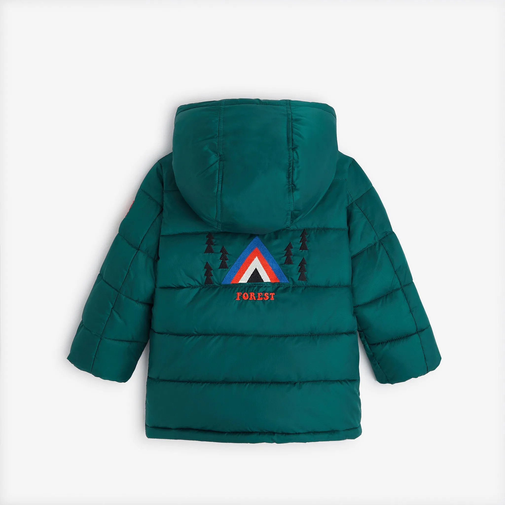 Baby boys' green parka