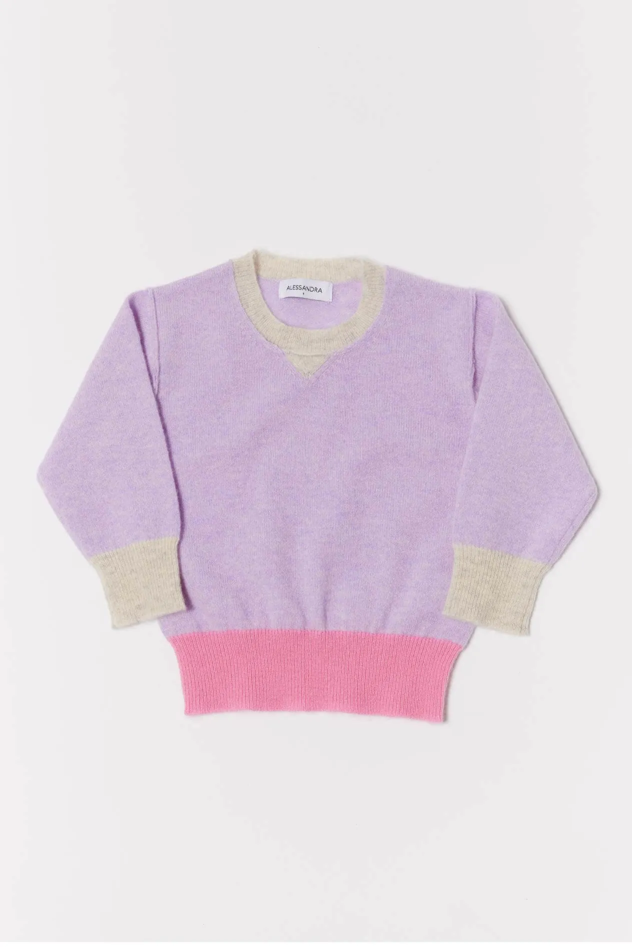 Baby Cashmere Sweater in Lavender