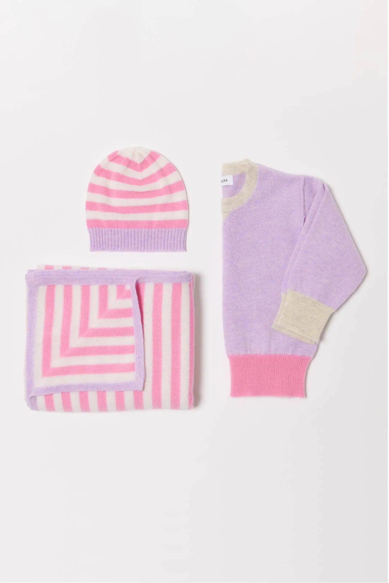 Baby Cashmere Sweater in Lavender