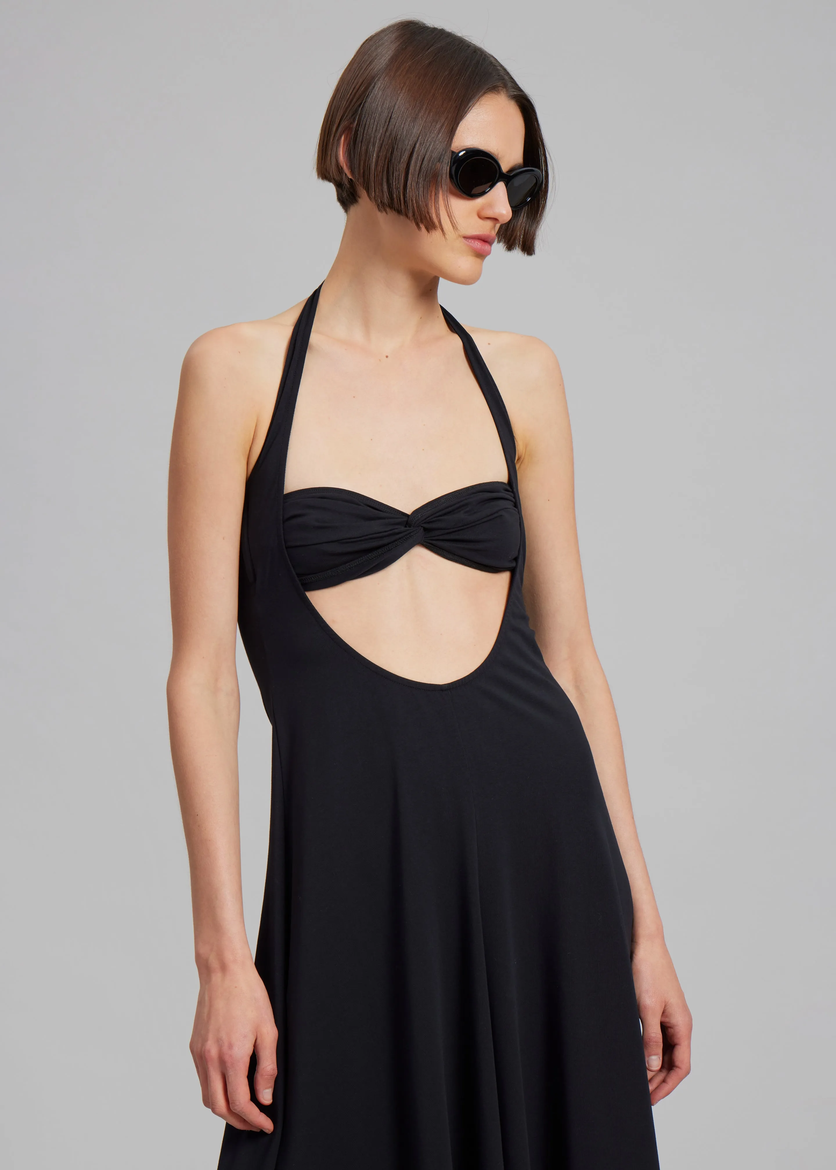 Beaufille Baes Halter Dress - Black