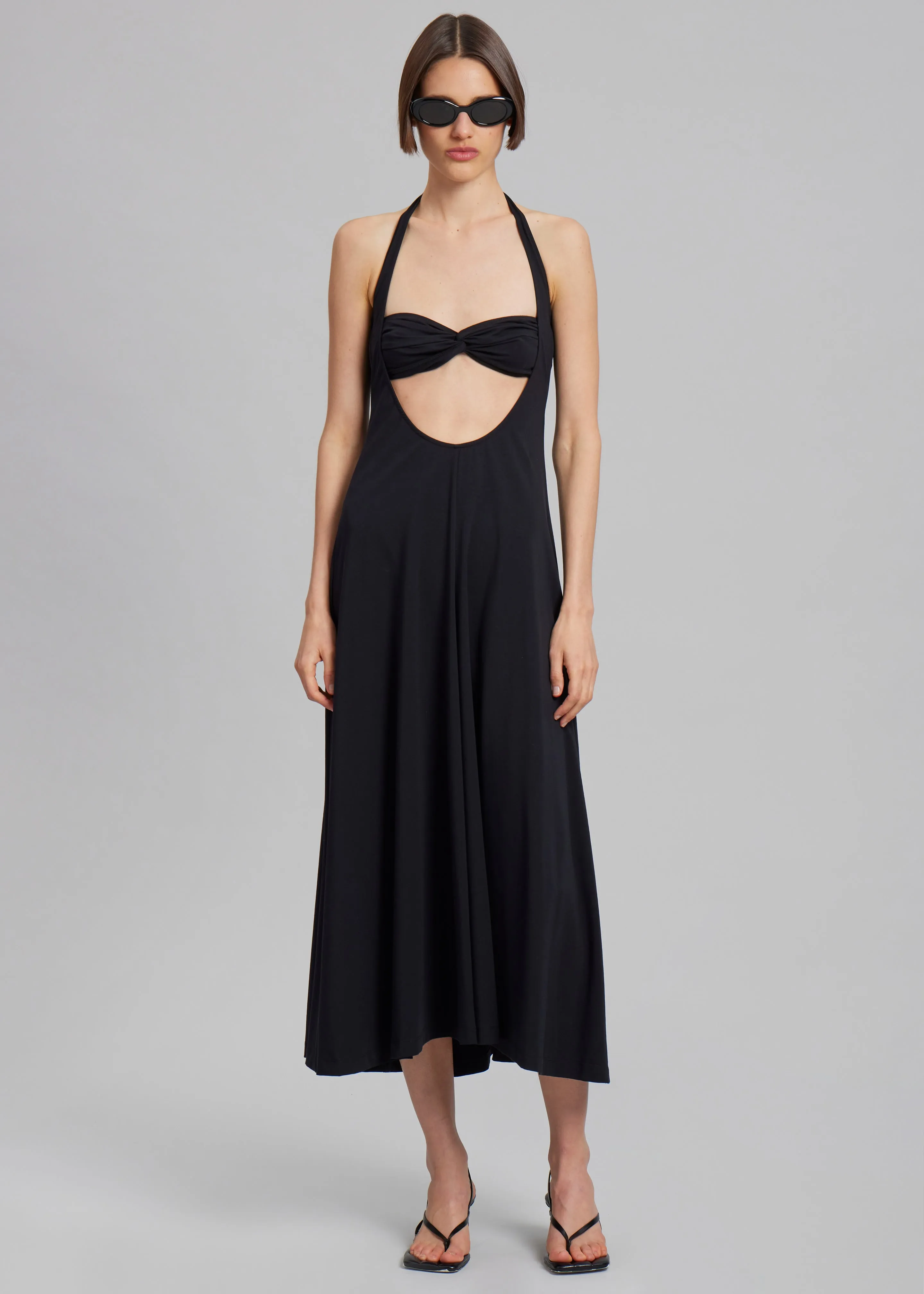 Beaufille Baes Halter Dress - Black