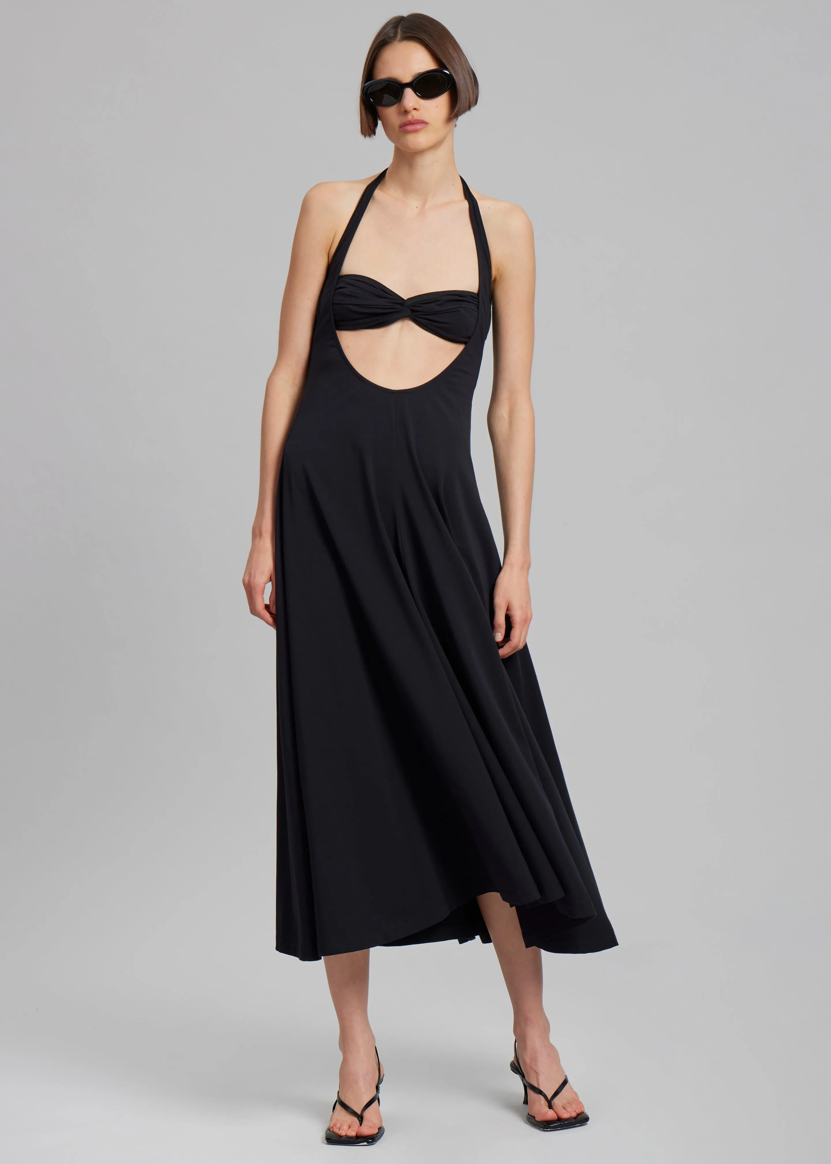 Beaufille Baes Halter Dress - Black