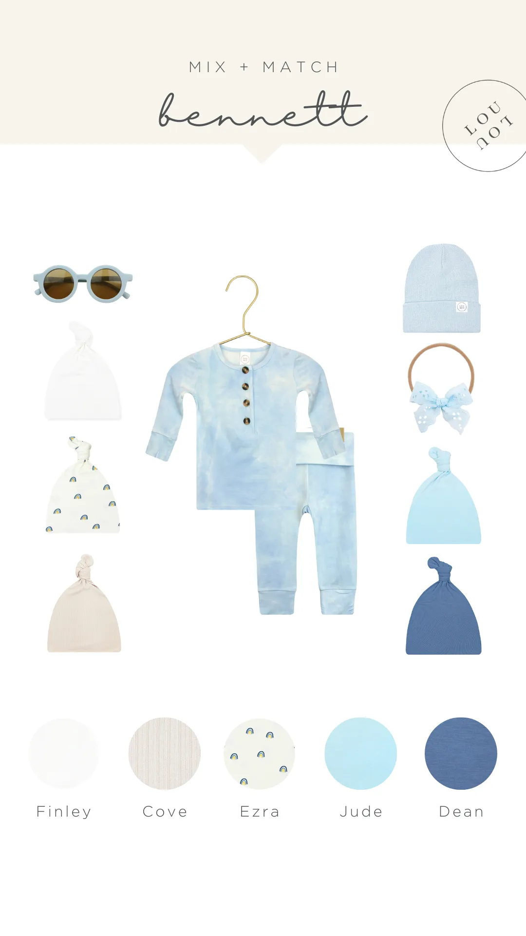 Bennett Newborn Hat Bundle