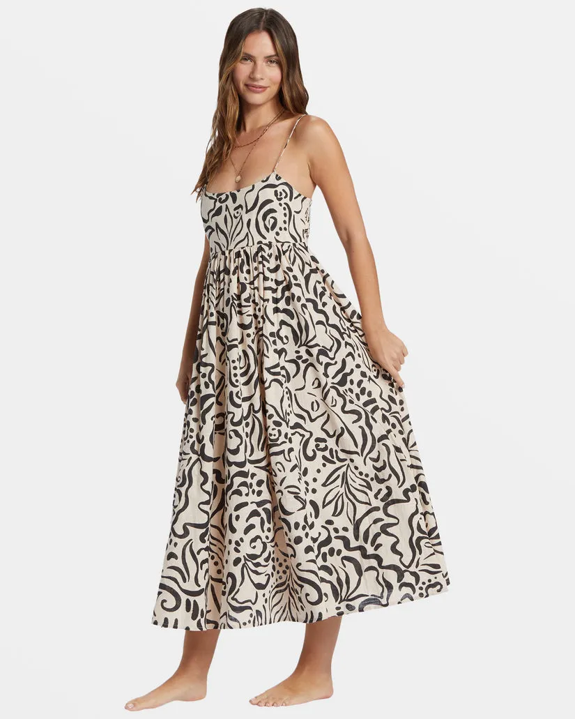 BILLABONG Island Heat Midi Dress