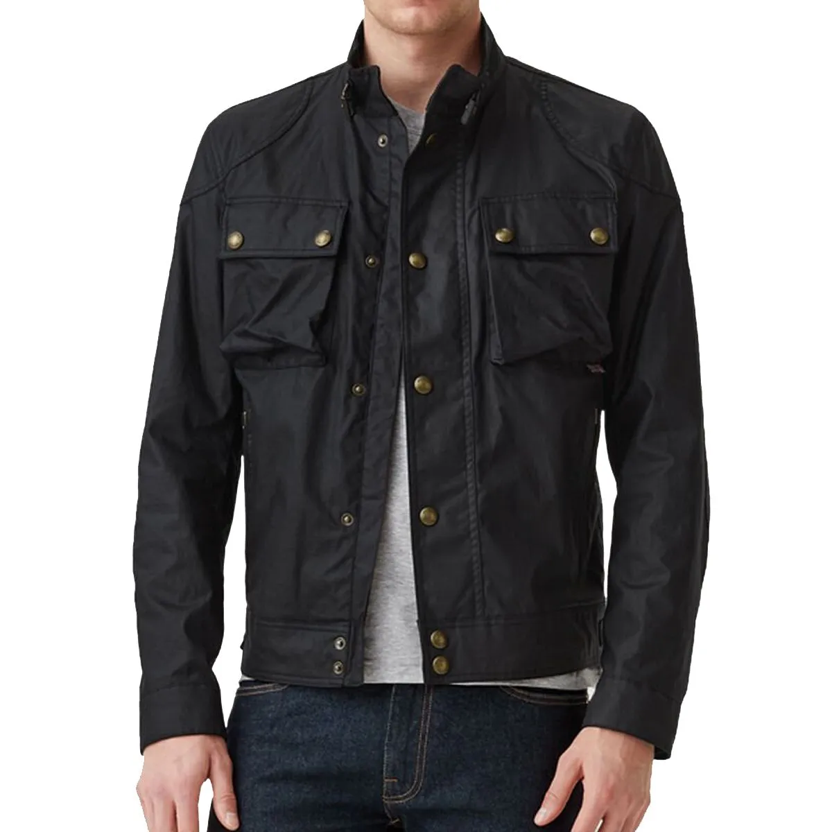 Black Racemaster 6oz Waxed Cotton Jacket