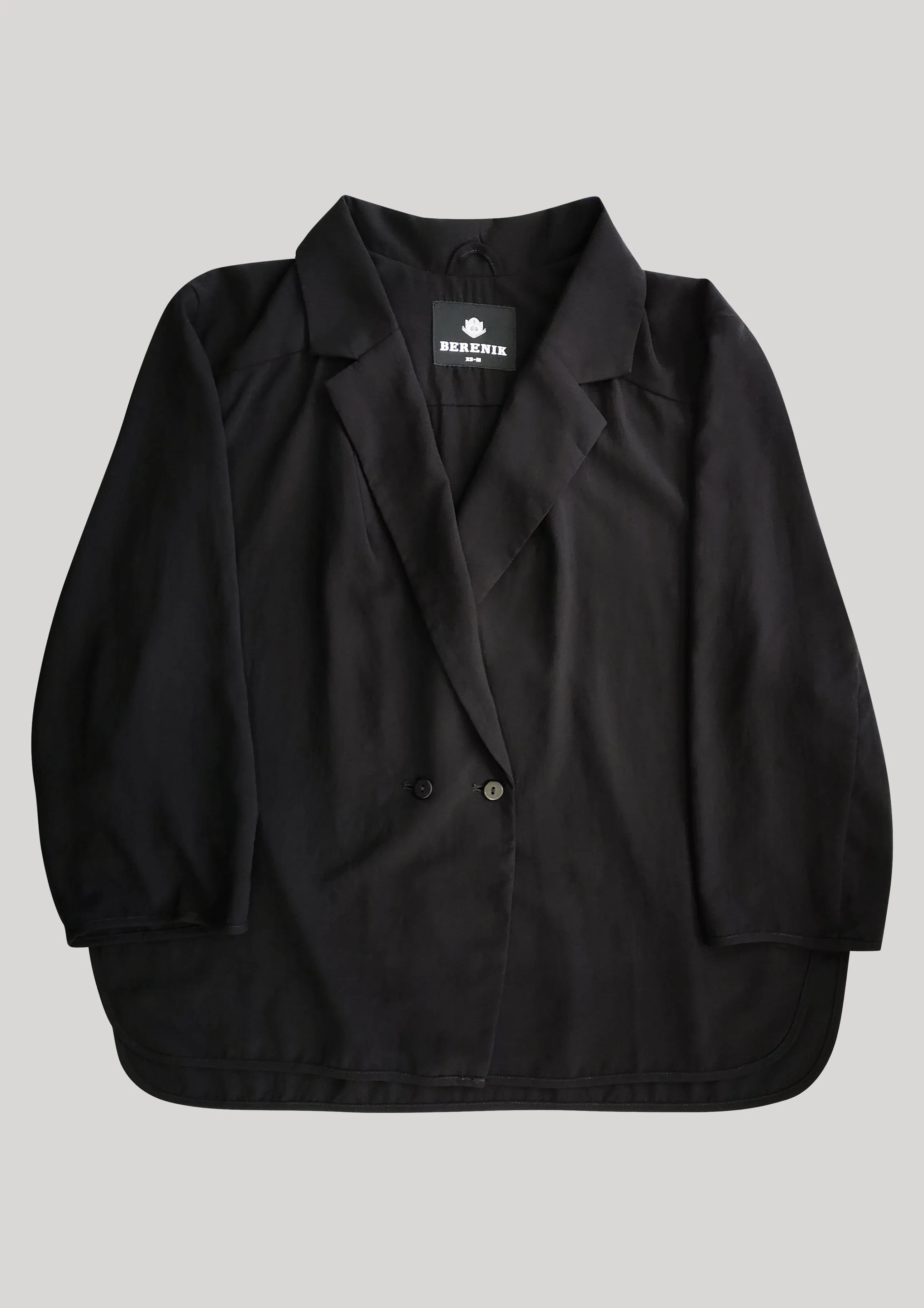 BLAZER/BLOUSE - black plain