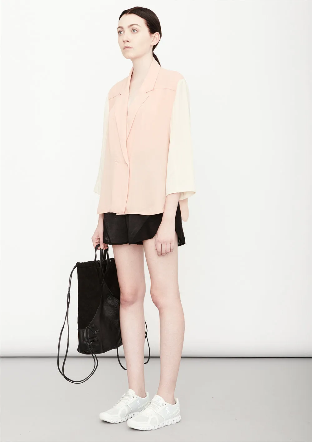 BLAZER/BLOUSE - peach/creme