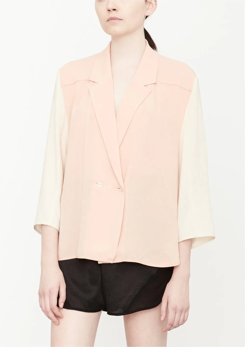 BLAZER/BLOUSE - peach/creme