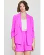 Brianna Blazer in Fresh Green & Rose Violet