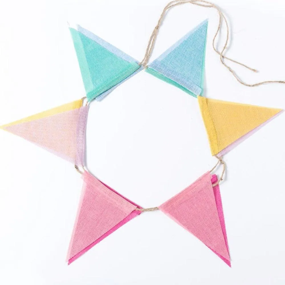 Bunting Colorful Jute