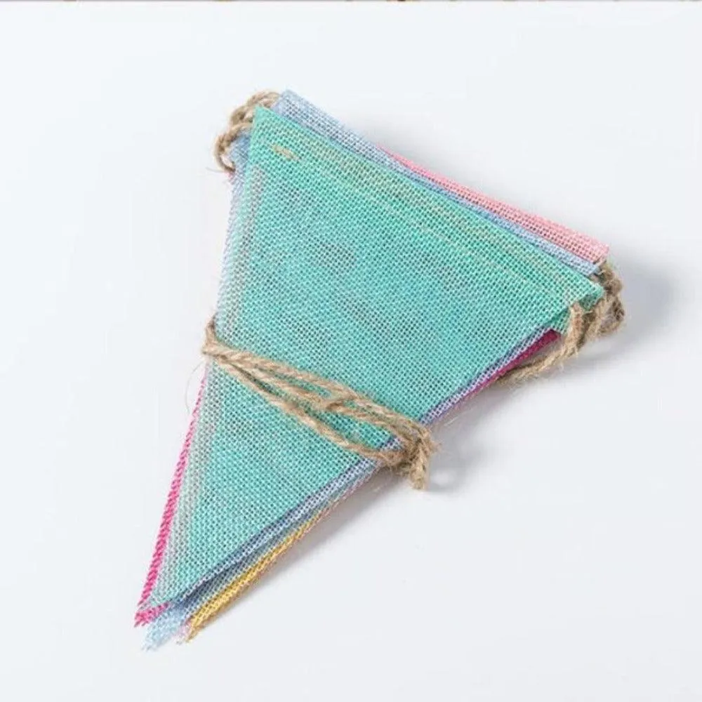 Bunting Colorful Jute