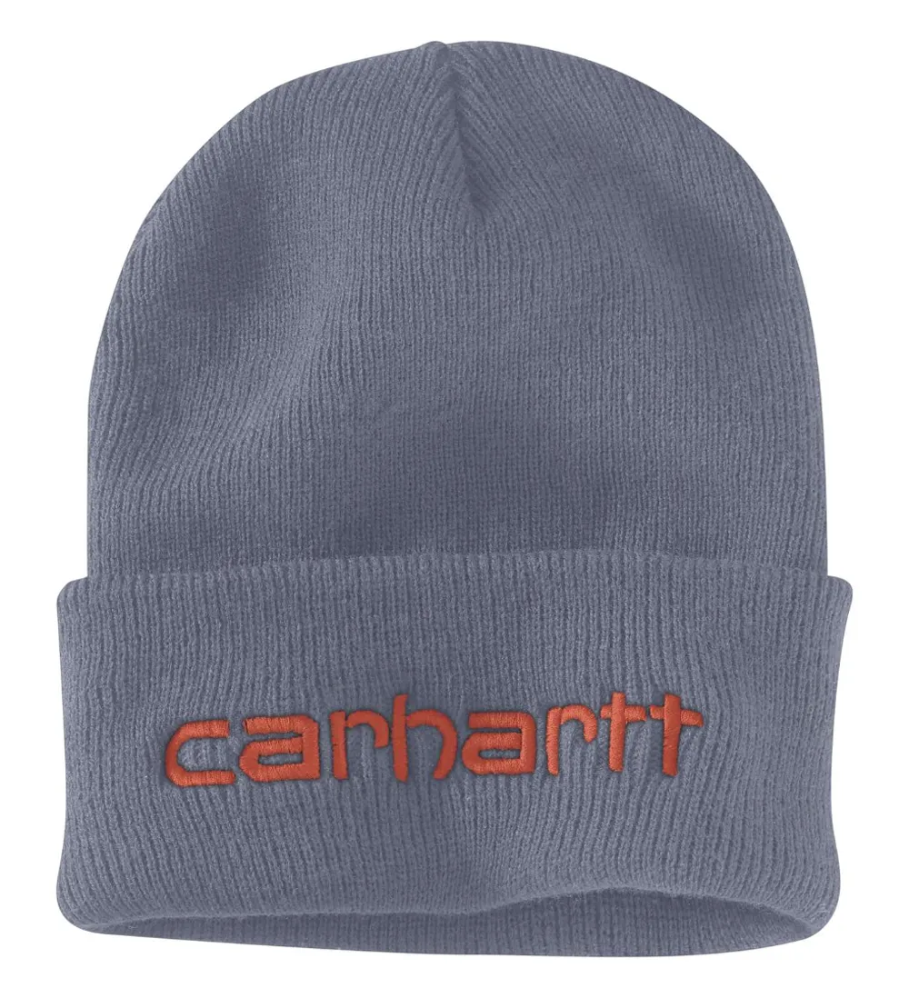 Carhartt 104068 Knitted Insulated Logo Graphic Cuffed Beanie Hat