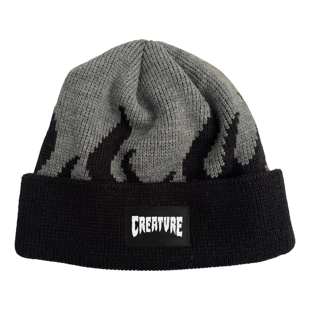 Creature Relic Beanie Long Shoreman Hat Char/Black OS Unisex