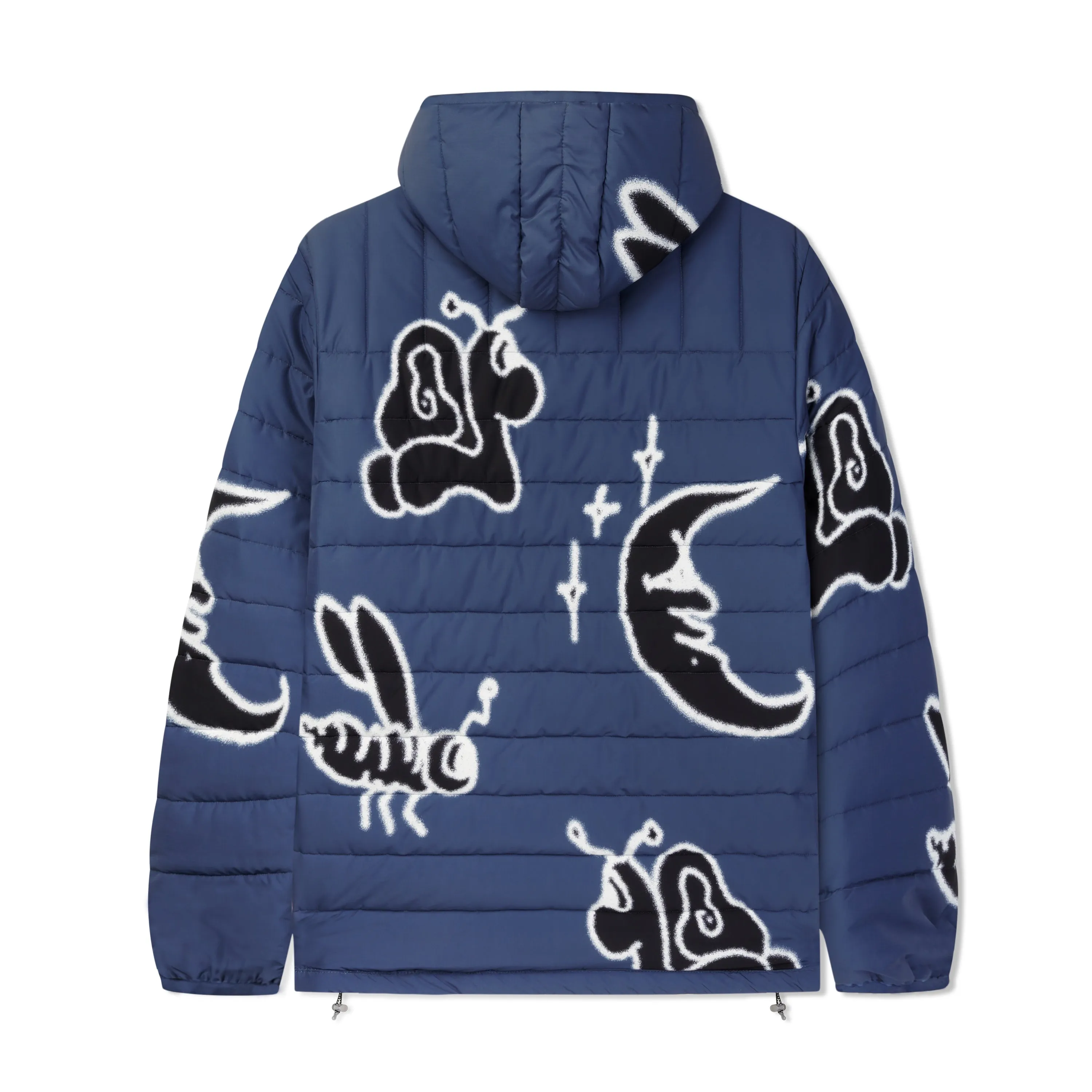 Critter Puffer Anorak Jacket, Navy