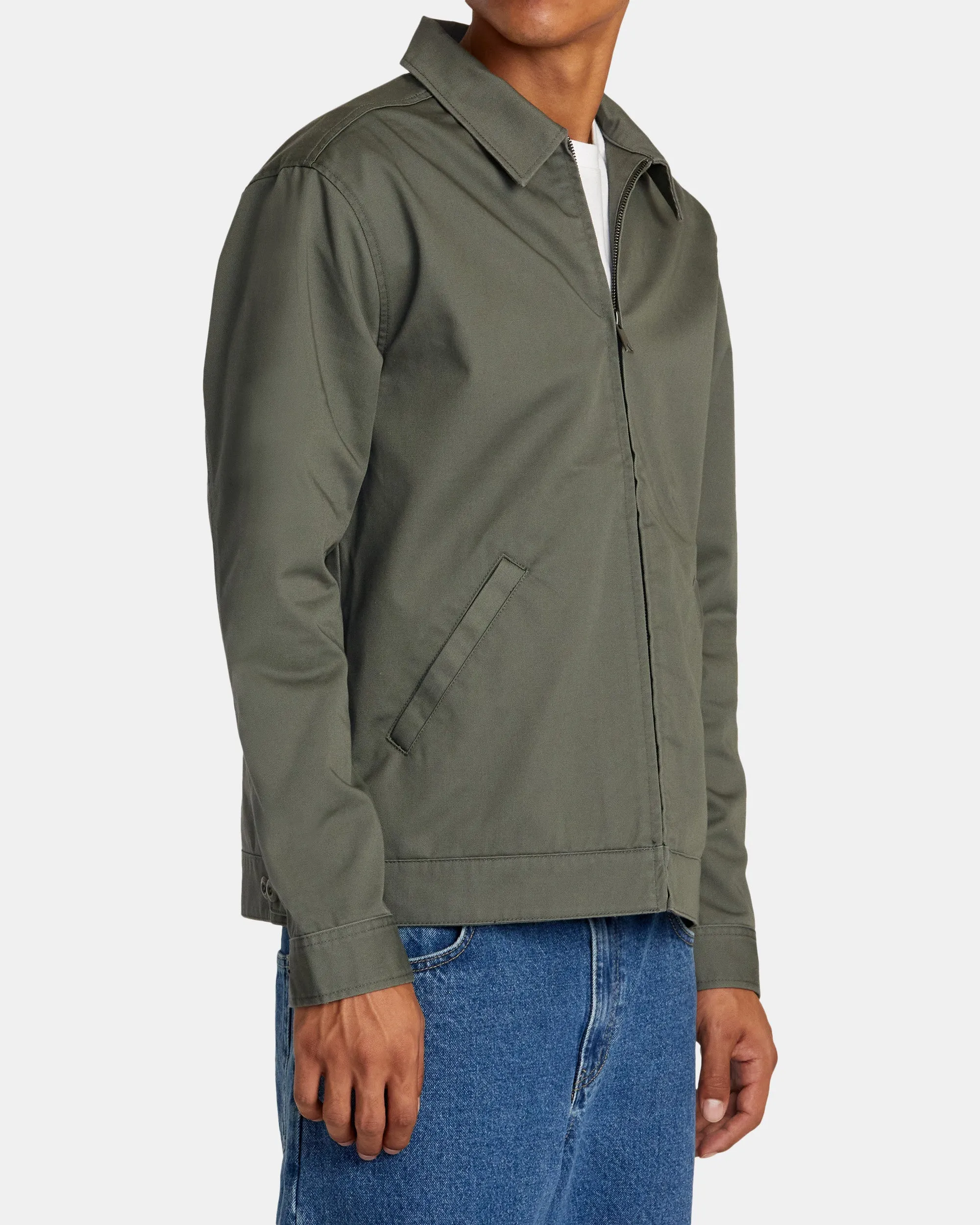 Dayshift Twill Jacket - Olive