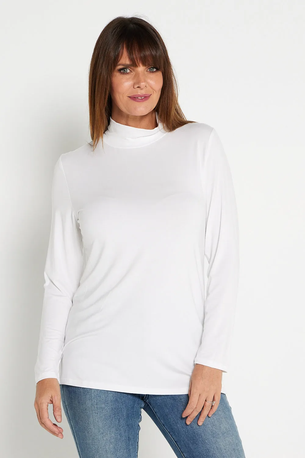 Deb Bamboo Skivvy - White