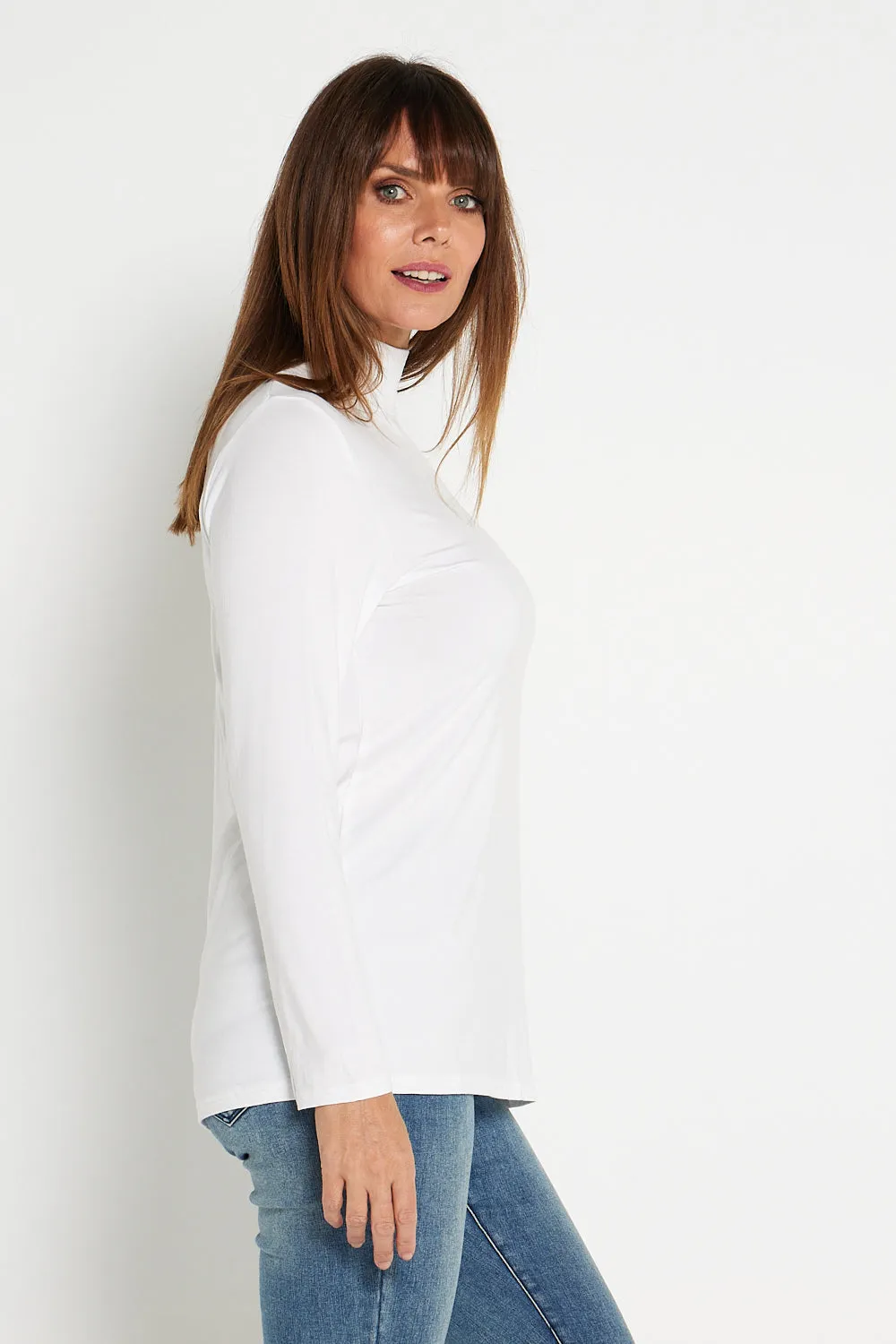 Deb Bamboo Skivvy - White