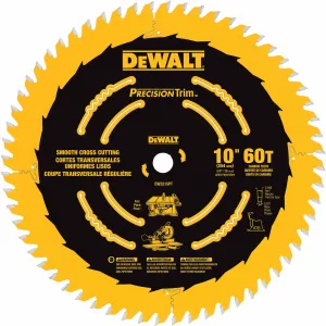 DeWalt DW3215PT 10" 60T Smooth Crosscutting Saw Blade