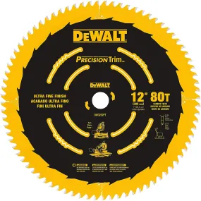 DeWalt DW3232PT 12" 80 Tooth Fine Crosscutting Saw Blade