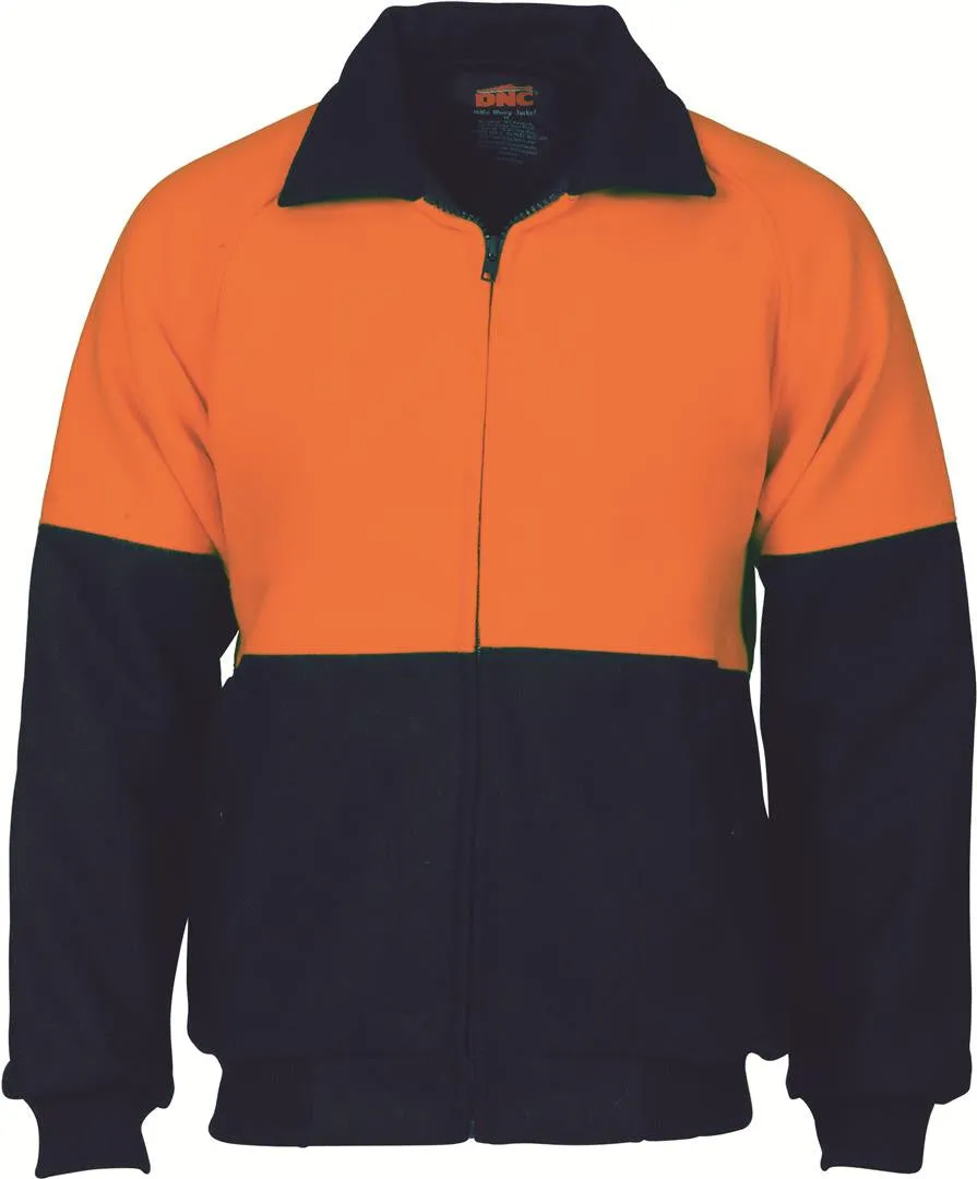 DNC Hi Vis Two Tone Bluey Bomber Jacket (3869)