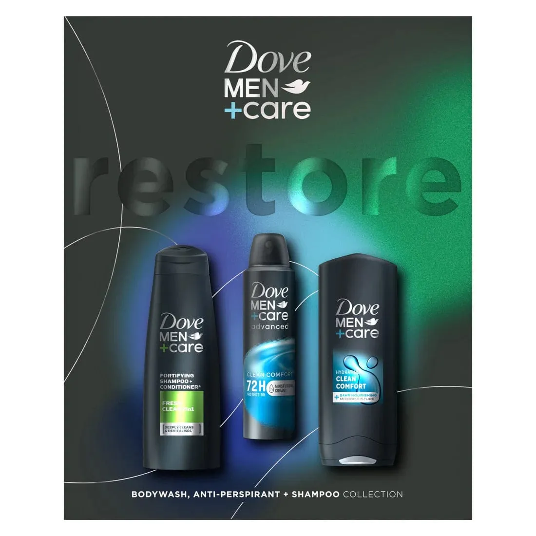 Dove Men   Care Clean Comfort Trio Set