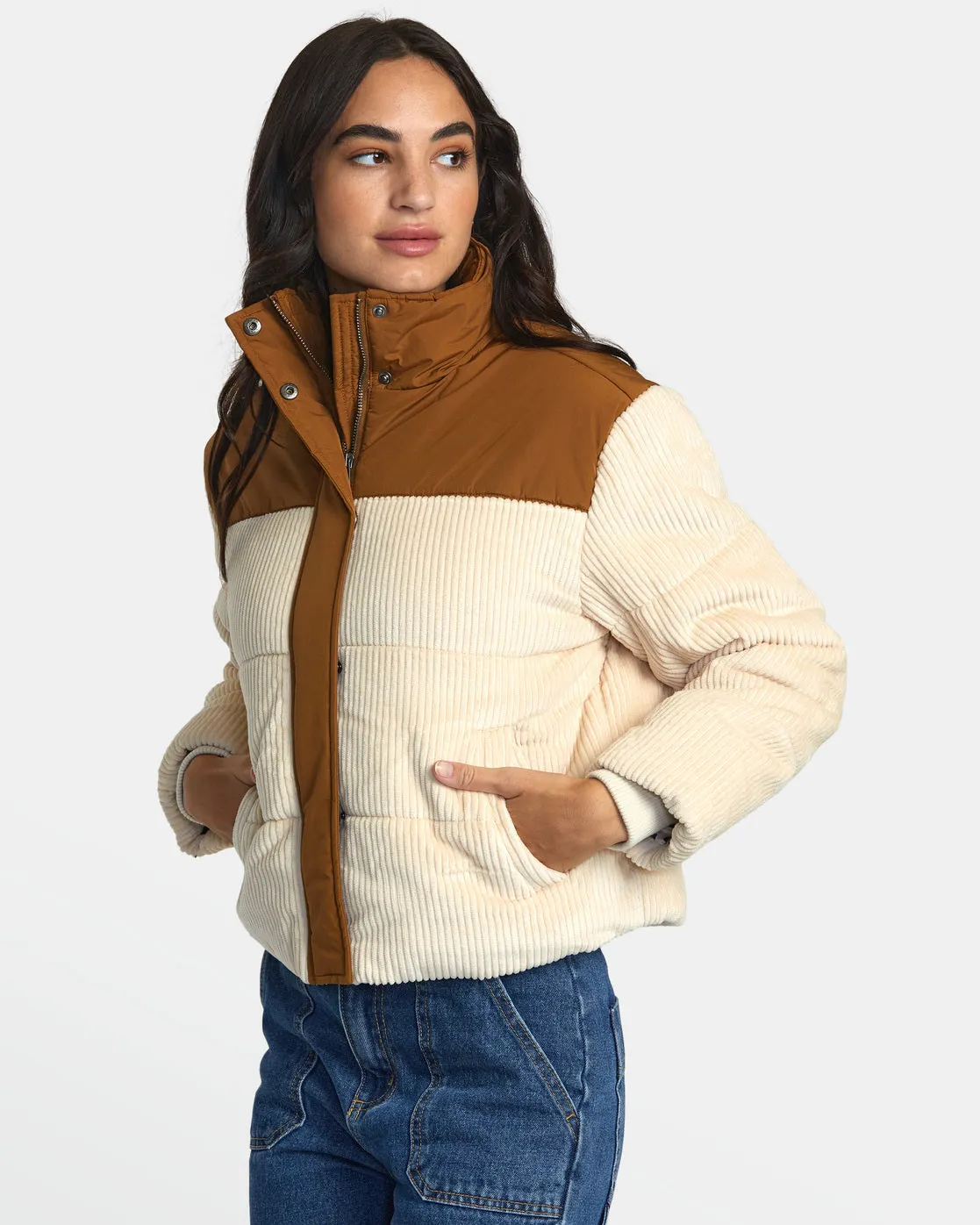 Eezeh Peaasy Puffer Jacket - Latte