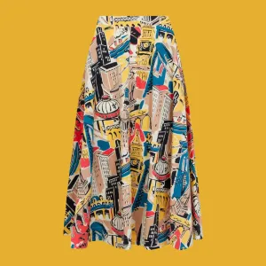 Emily & Fin Sandy City Sights Skirt - XXL