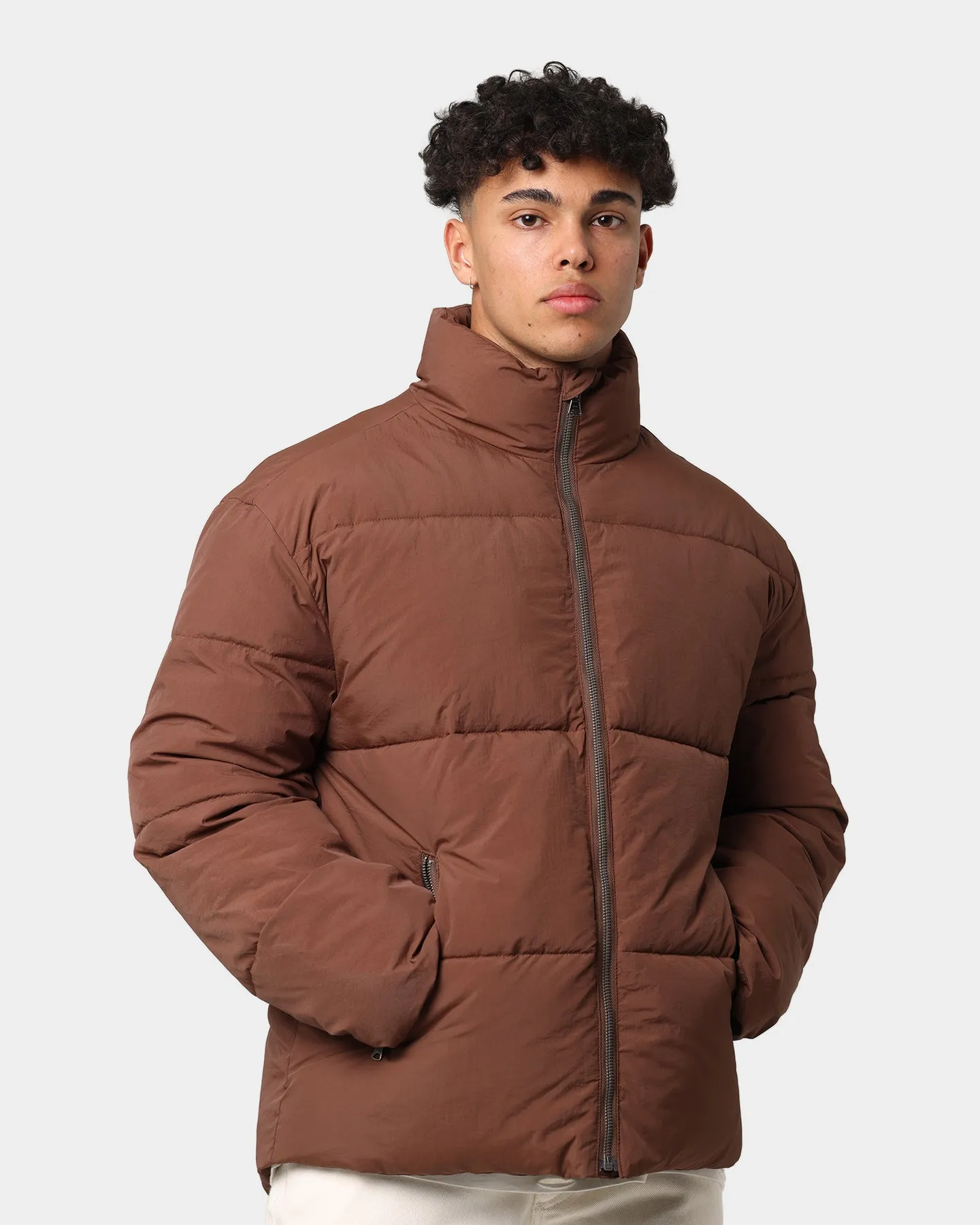 EN ES Caesar Puffer Jacket Brown