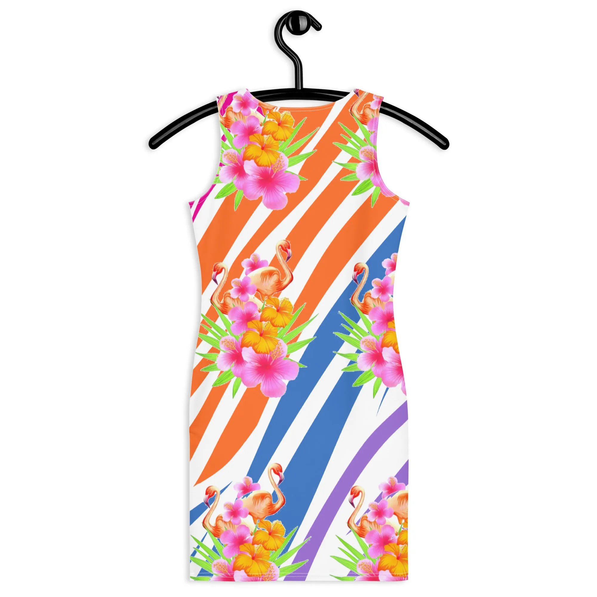 Flamingo Fiesta Bodycon Dress