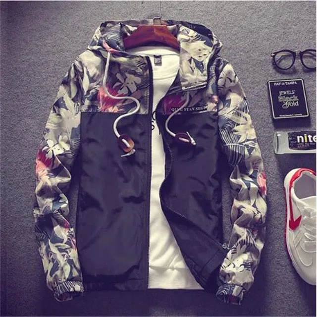 Floral Bomber Jacket