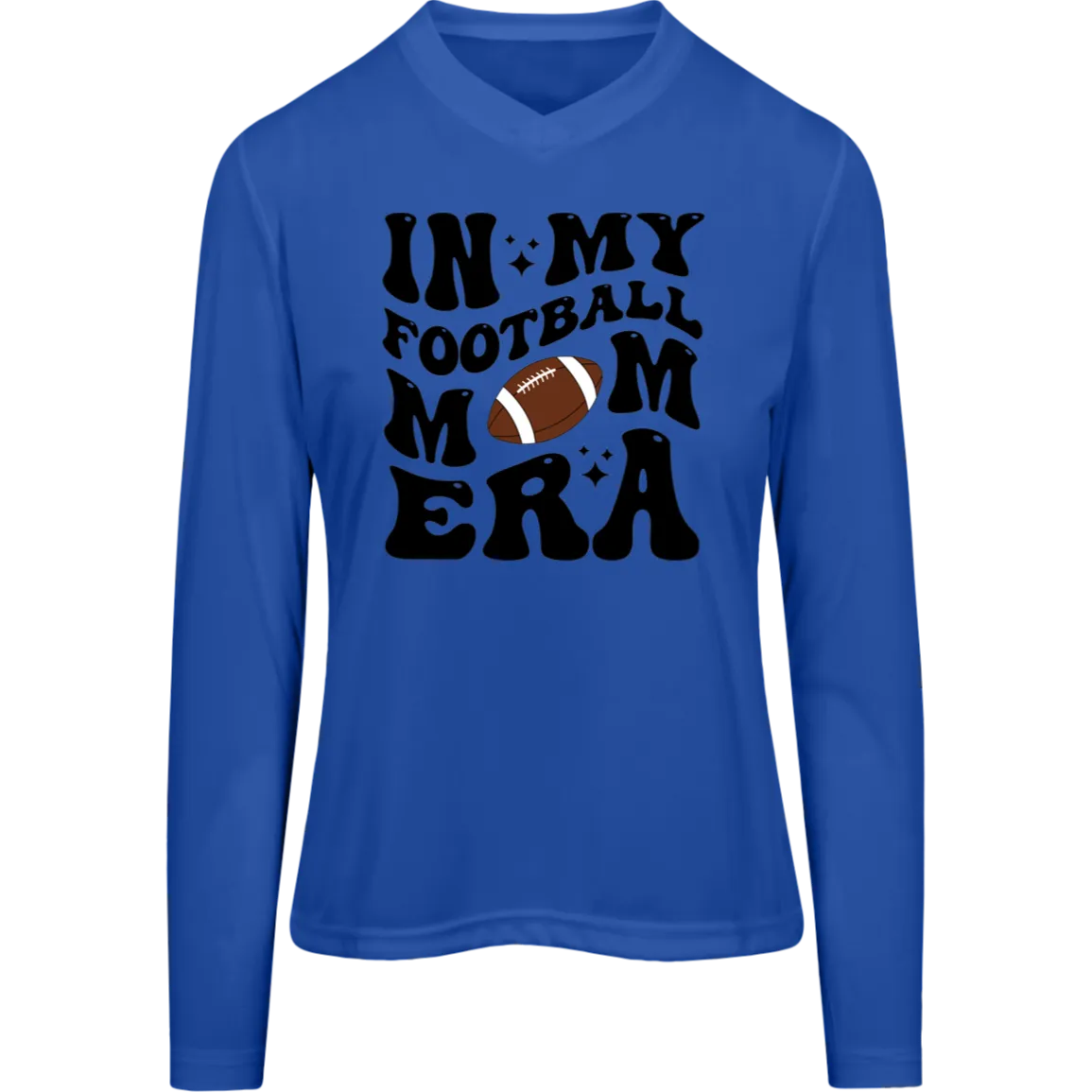 Football Mom TT11WL Team 365 Womens Zone Long Sleeve Tee