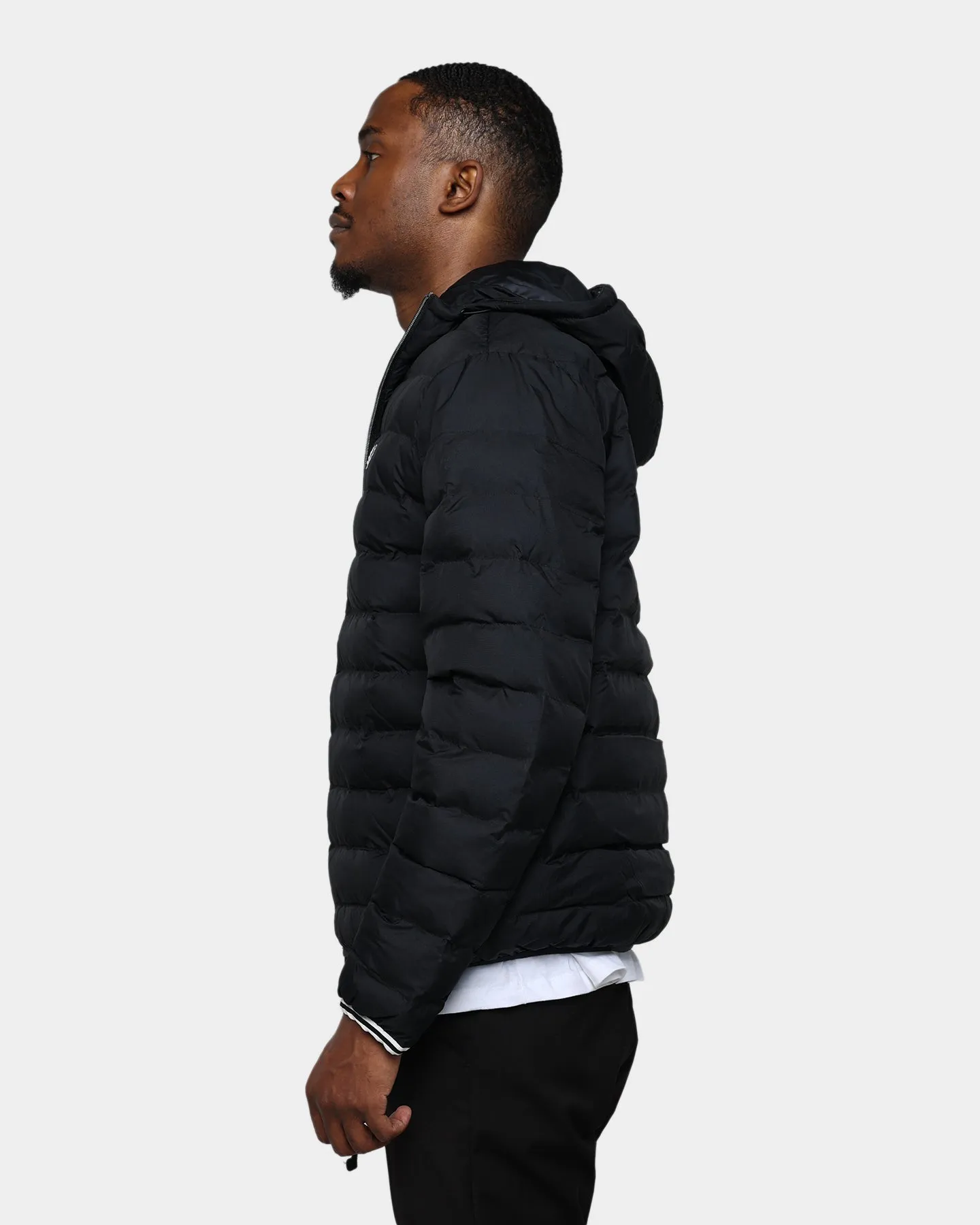 Fred Perry Hooded Insulated Jacket Black