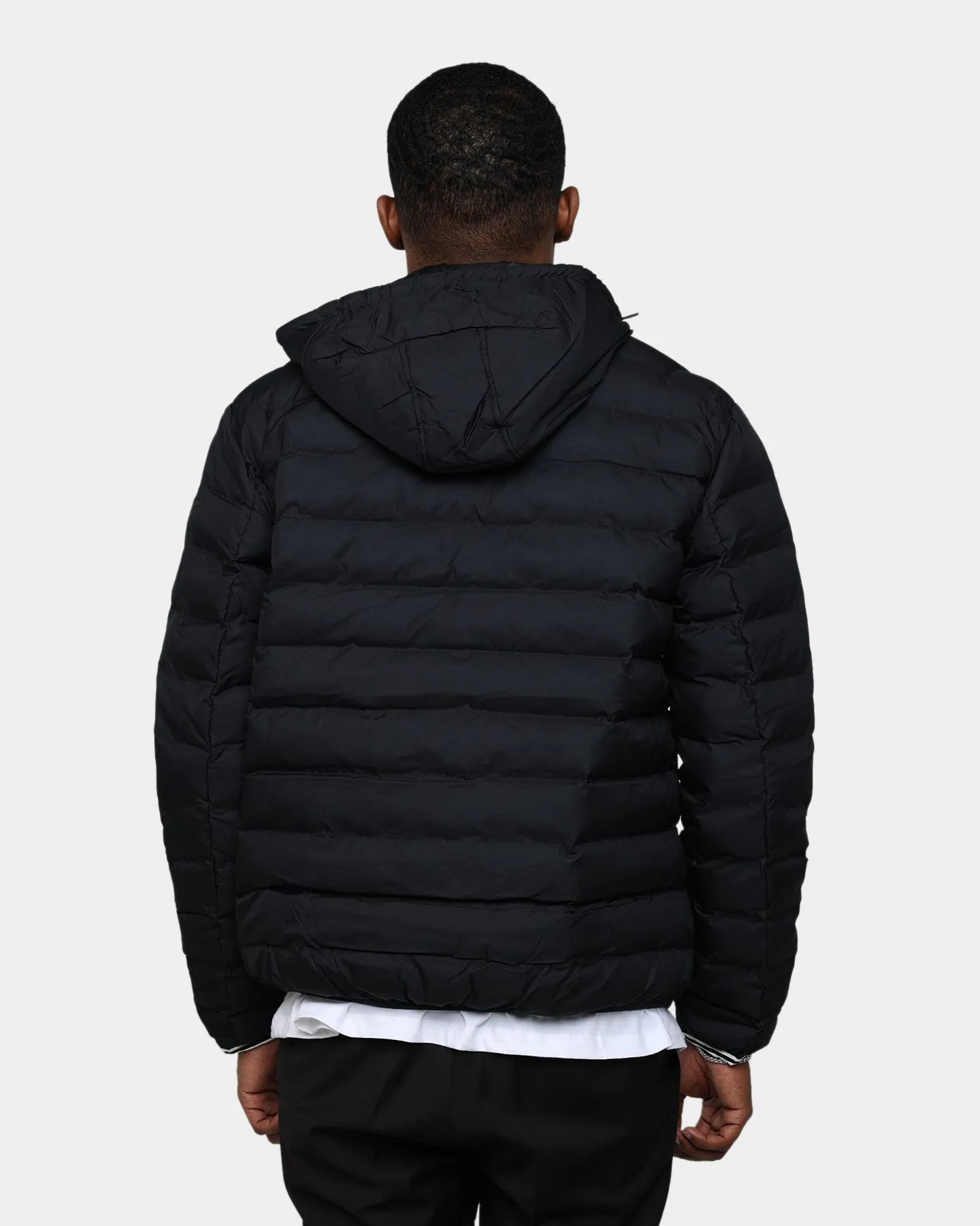 Fred Perry Hooded Insulated Jacket Black