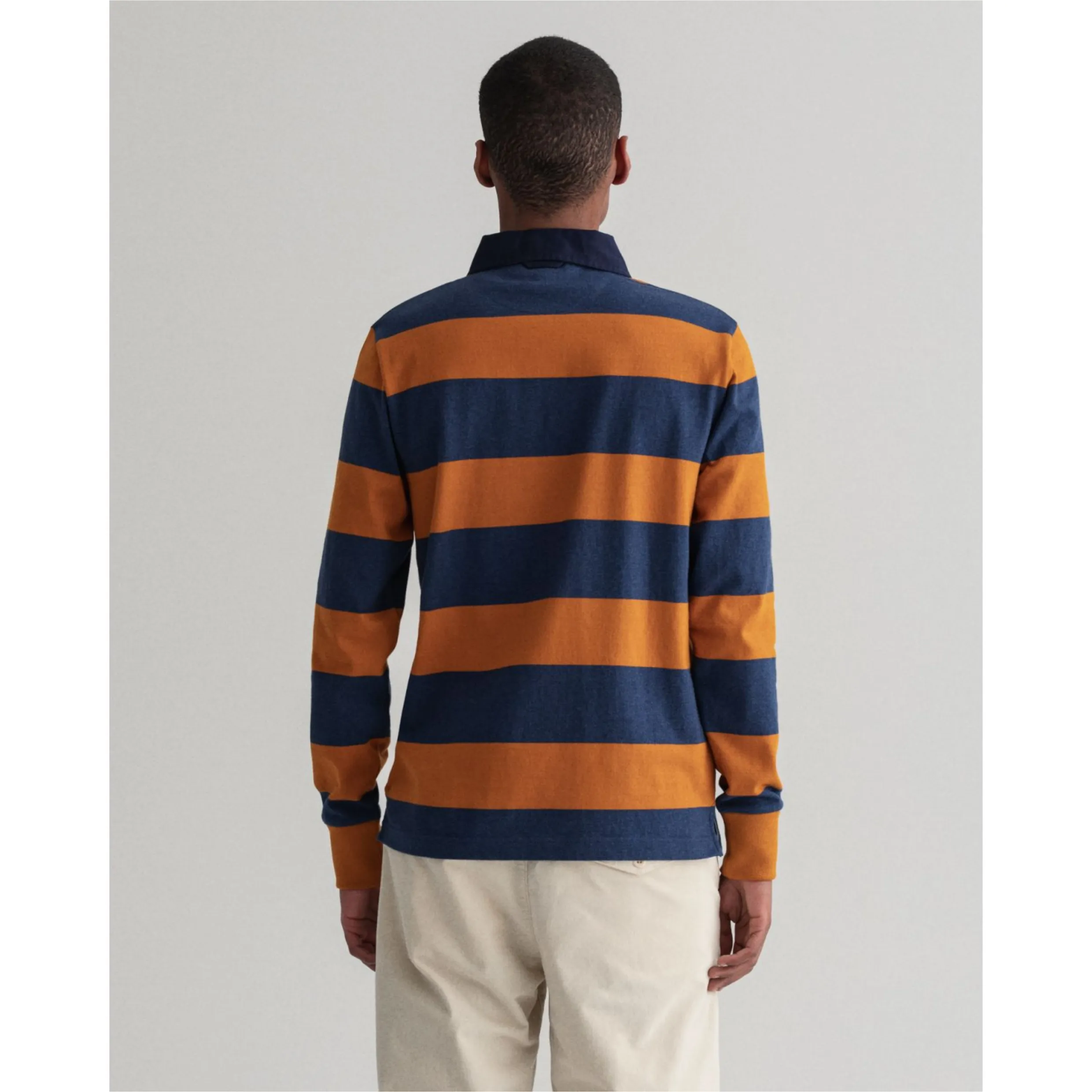 GANT Original Barstripe Heavy Rugger - Dark Mustard Orange