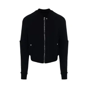 Geth Jogger Jacket in Black